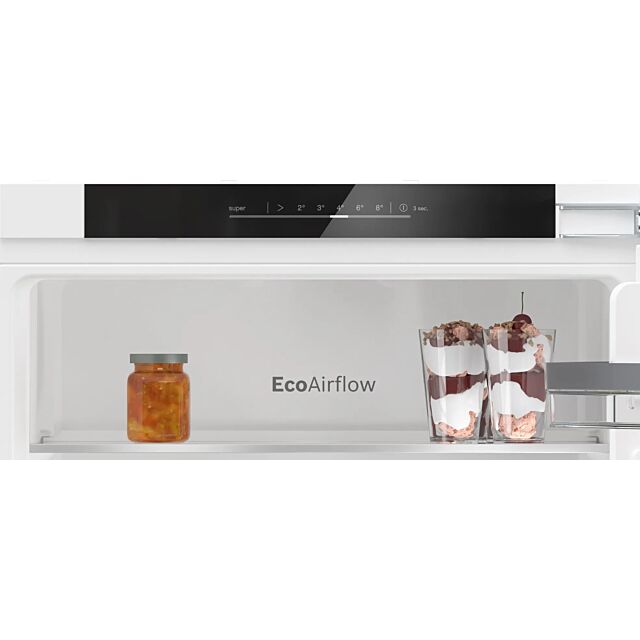 Bosch KIN86VFE0G Integrated 177x54 NoFrost bottom freezer, LED light, XXL vitaFresh drawer, vitaFres