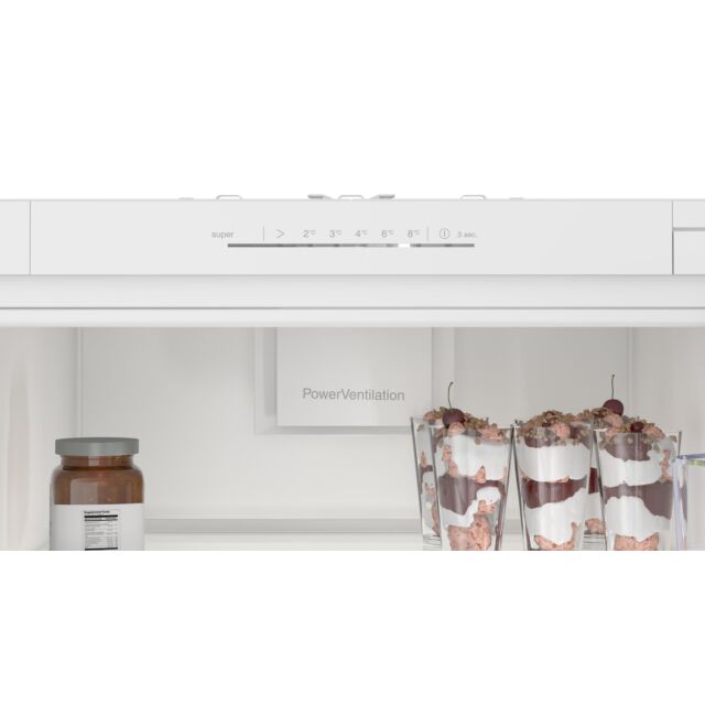 Bosch KIR81NSE0G H177.2 W54.1 Built-In Fridge - White -Sliding Hinge
