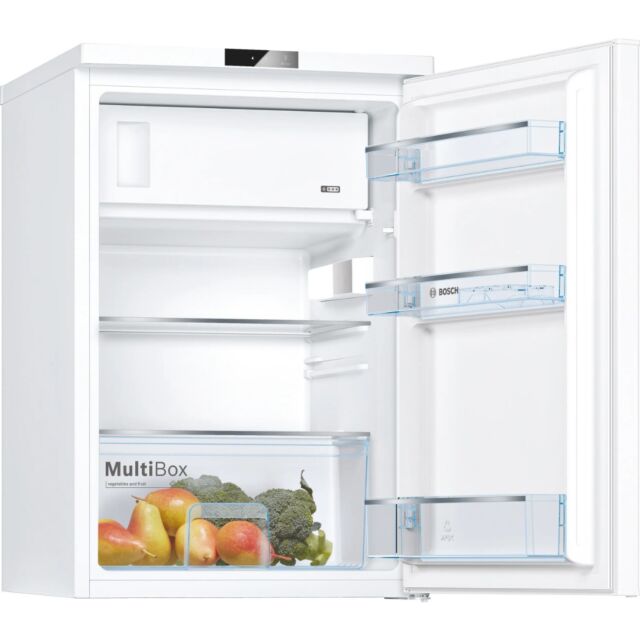 Bosch KTL15NWEAG H850 W560 D580 Undercounter Fridge With Icebox, Multibox, Led Light, 2 Glass Shelve