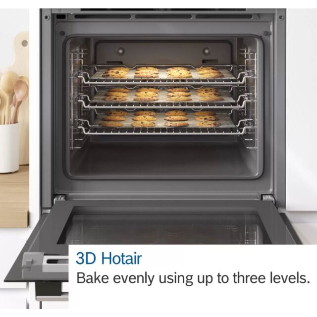 Bosch NBS533BS0B S/Steel Built-In Double Under Oven 