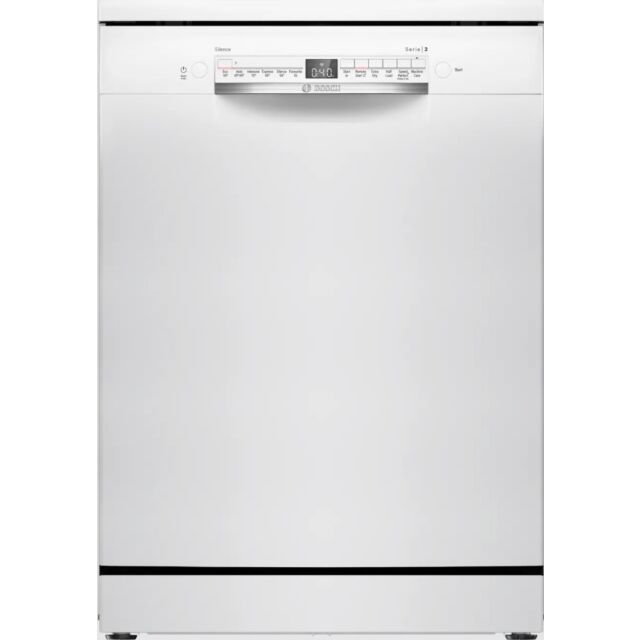 Bosch SMS2HVW67G Dishwasher - Freestanding - White - 14 Place Settings