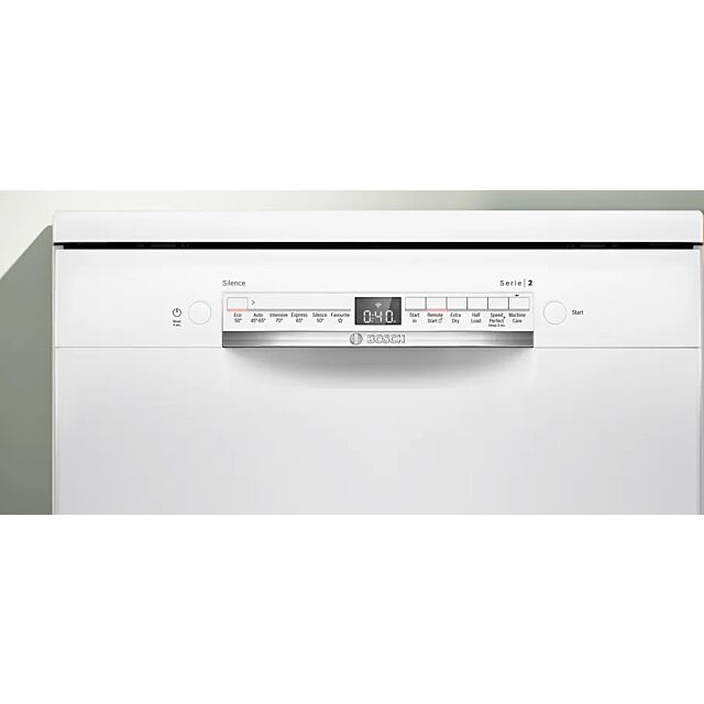 Bosch SMS2HVW67G Dishwasher - Freestanding - White - 14 Place Settings