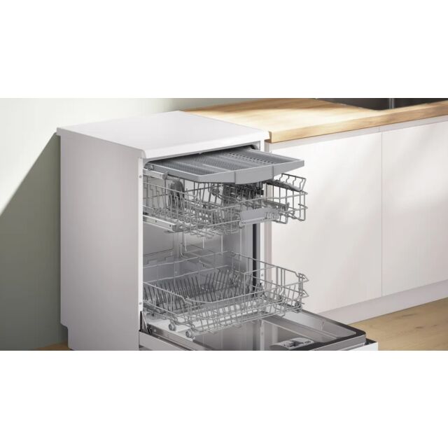 Bosch SMS2HVW67G Dishwasher - Freestanding - White - 14 Place Settings