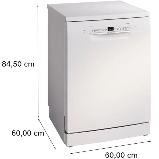 Bosch SMS2HVW67G Dishwasher - Freestanding - White - 14 Place Settings