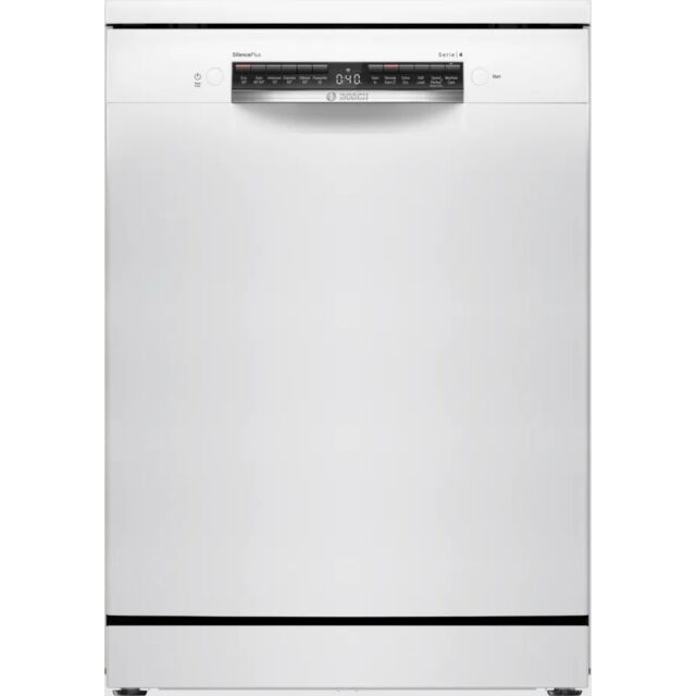 Bosch SMS4EMW06G White WiFi-enabled Dishwasher - White - 14 Place Settings