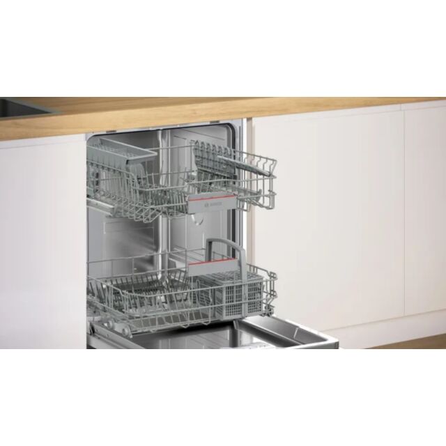 Bosch SMV4EAX23G Stainless steel Efficient Dry, 6 programmes, Vario Flex baskets, Flex Cutlery Drawe