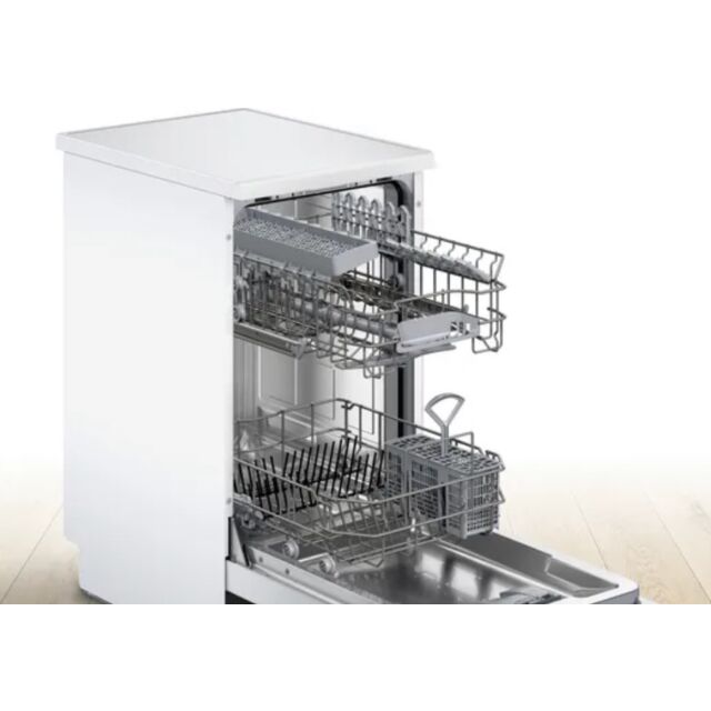 Bosch SPS2IKW01G Slimline Freestanding Dishwasher - White - 9 Place Settings
