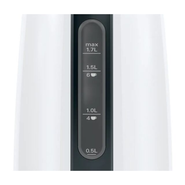 Bosch TWK3P421GB White 1,7 l capacity/ 360° rotary base/ 3000 W max. Triple Safety Feature: automati