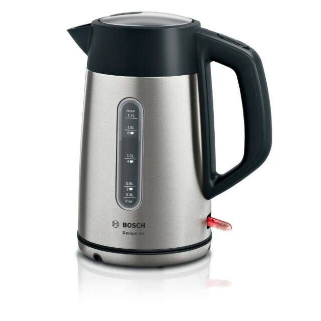Bosch TWK4P440GB Silver 1,7 l capacity/ 360° rotary base/ 3000 W max. Triple Safety Feature: automat