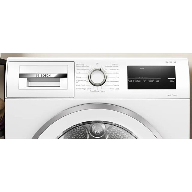 Bosch WTH85224GB 8kg Heat Pump Tumble Dryer - White