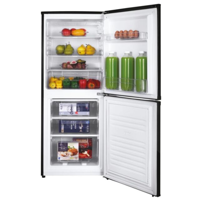 Candy CCH1S513EBK Black H1365 W550 D570, Static Fridge Freezer Cap Frz 71L Frdg 114L