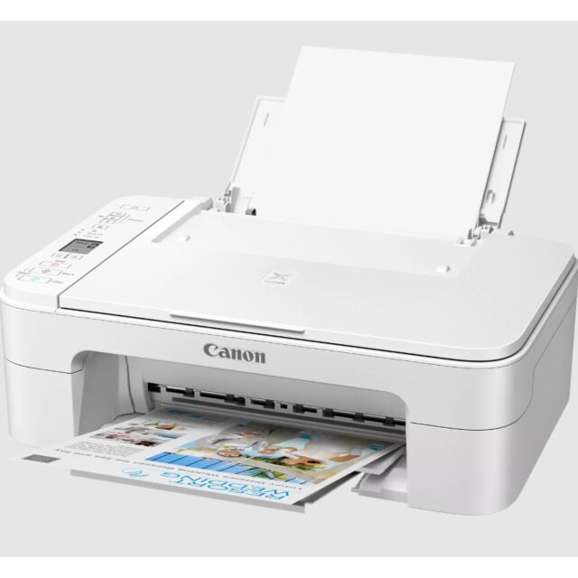 Canon TS3351 White Wireless Mfp Printer