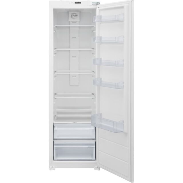 Cata FFTL60E White 54Cm Build-In Static Tall Larder Fridge Sliders H1770 W540 D545