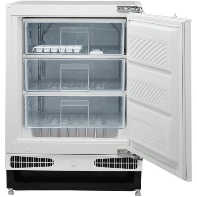 Cata FZBU60E White H818 W595 D548 107L Under Counter Build-In Static Freezer
