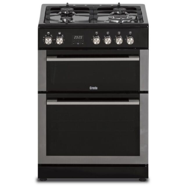 Creda C60DFDOX Stainless Steel 60Cm Cooker 30L Grill And Oven 64 L Fan Oven