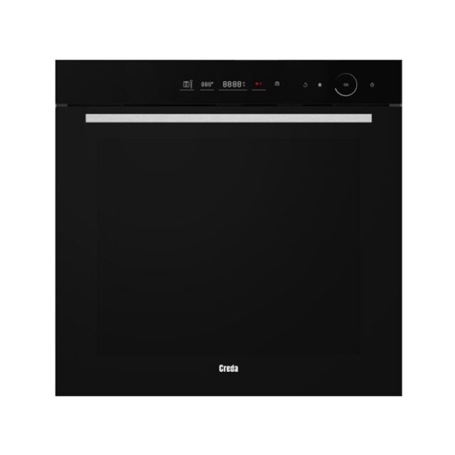 Creda C80BISMFTCBL Black Built-In Single Oven 80 Litres