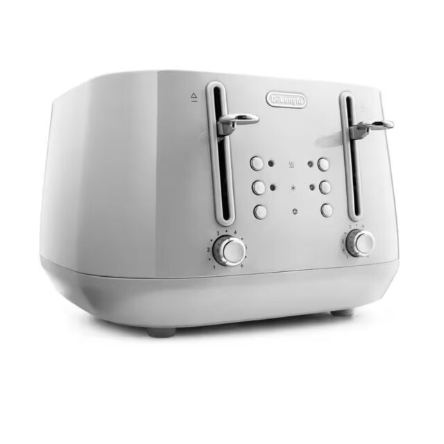 Delonghi CTY4003.W Eclettica 4 slice toaster White