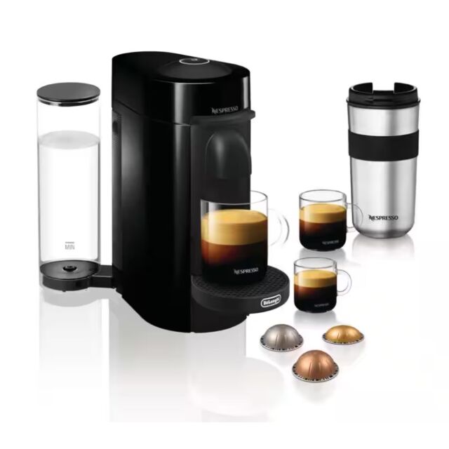 Delonghi ENV150.B Black Nespresso Vertuo Plus Capsule Coffee Machine
