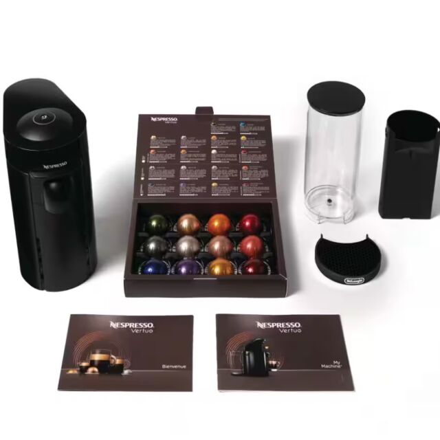 Delonghi ENV150.B Black Nespresso Vertuo Plus Capsule Coffee Machine