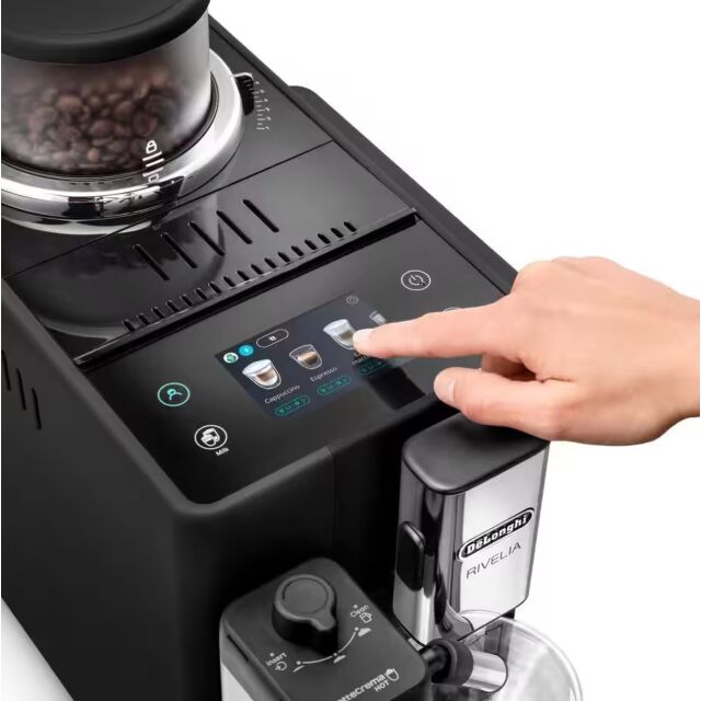 Delonghi EXAM440.55.B Black Rivelia Bean to Cup Coffee Machine