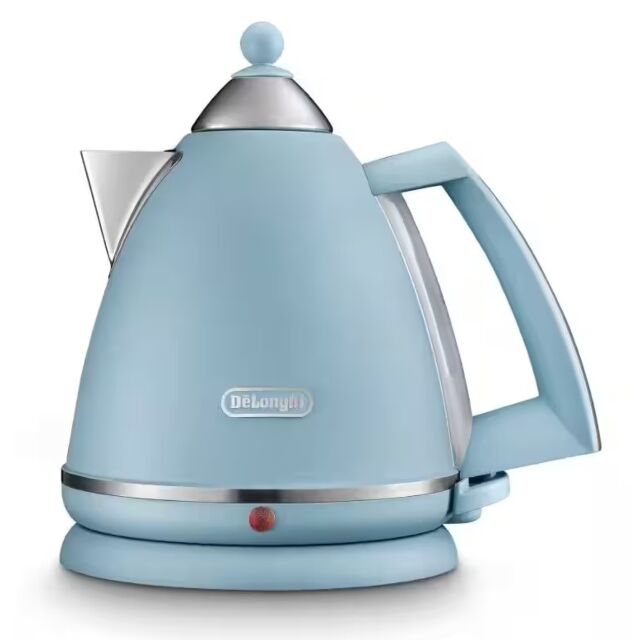 Delonghi KBX3016.AZ Blue Argento Flora Kettle