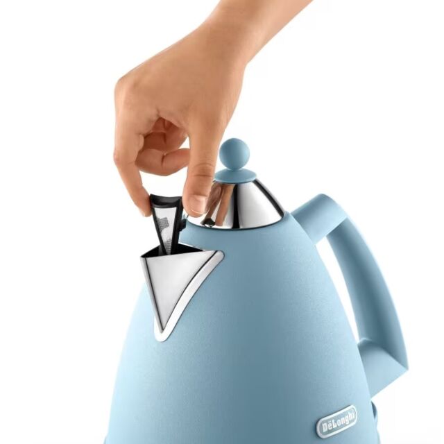 Delonghi KBX3016.AZ Blue Argento Flora Kettle