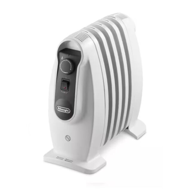 Delonghi TRNS0505MWHGY Nano 500W Ultra Compact Oil Filled Radiator