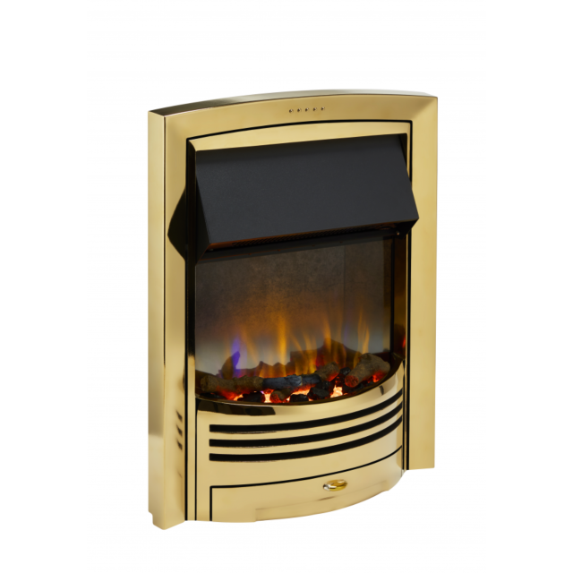 Dimplex GLN20BR Brass Glencoe Optiflame 3D Electric Inset Fire