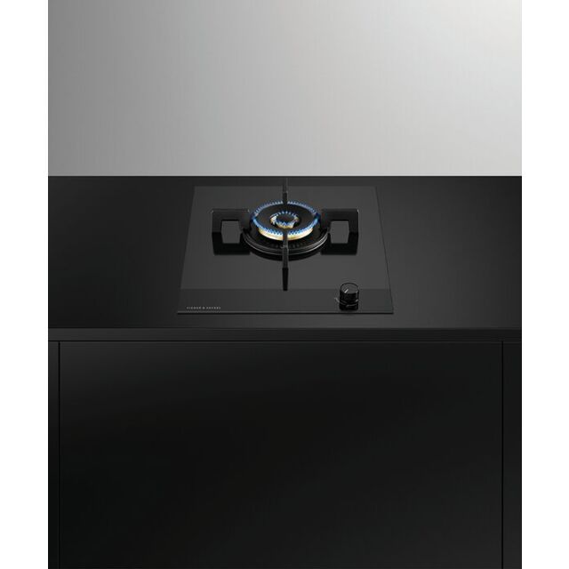 Fisher ＆ Paykel CG451DLPGB4 1 Burner Gas On Glass Hob - Black