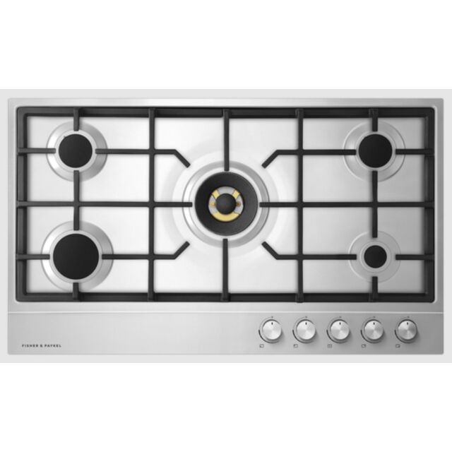 Fisher ＆ Paykel CG905DNGX1 90Cm Gas Hob - Stainless Steel