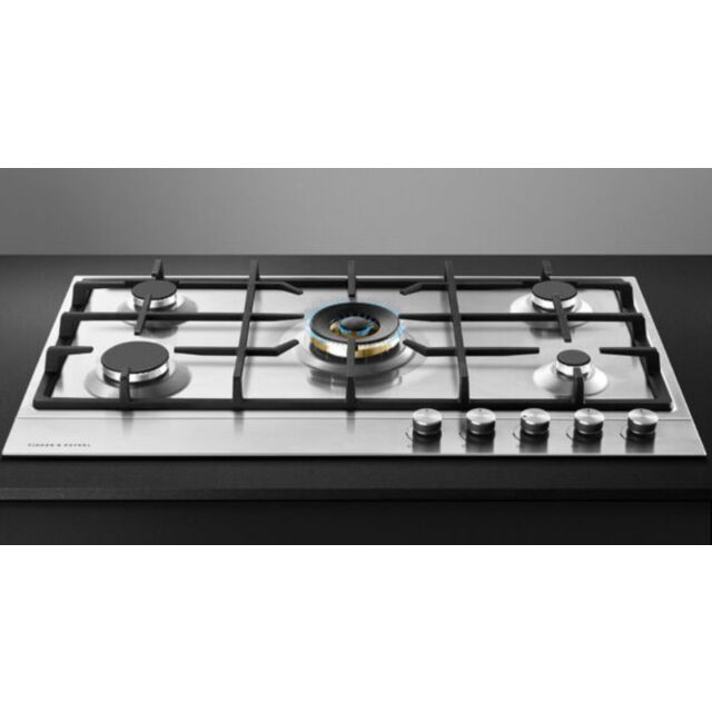 Fisher ＆ Paykel CG905DNGX1 90Cm Gas Hob - Stainless Steel