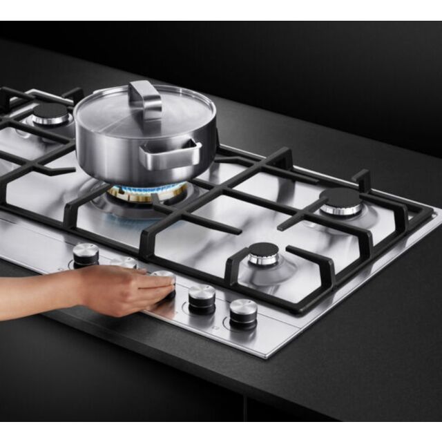 Fisher ＆ Paykel CG905DNGX1 90Cm Gas Hob - Stainless Steel