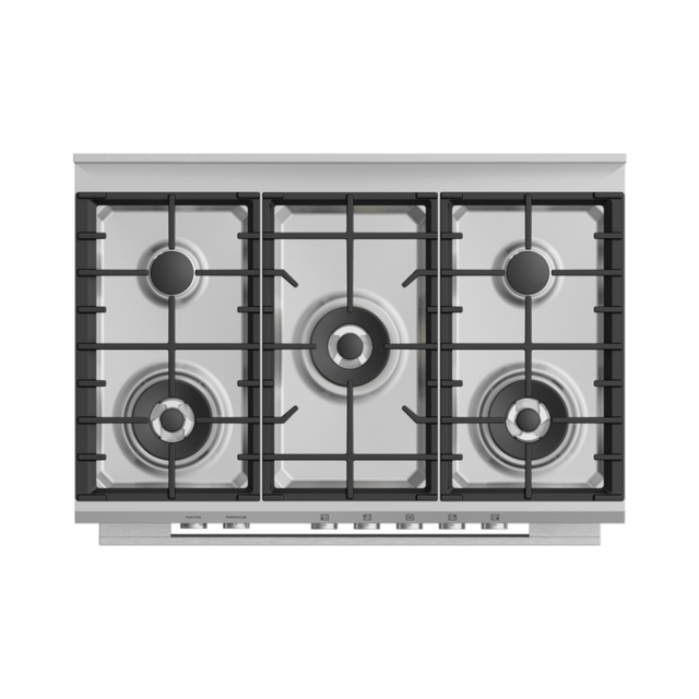 Fisher ＆ Paykel OR90SDG4X1 90Cm Dual Fuel 5 Burner Cooker - Stainless Steel