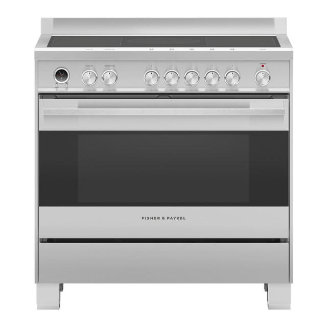 Fisher ＆ Paykel OR90SDI6X1 90Cm 5 Zone Induction Pyrolytic Cooker - Stainless Steel
