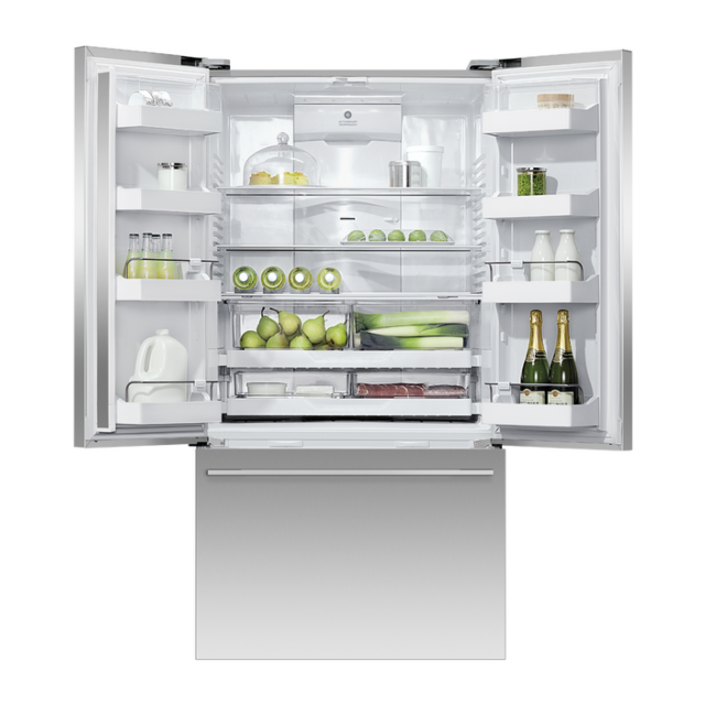 Fisher & Paykel RF540ADUX6 S/Steel 90Cm Frost Free American Fridge Freezer - Stainless Steel