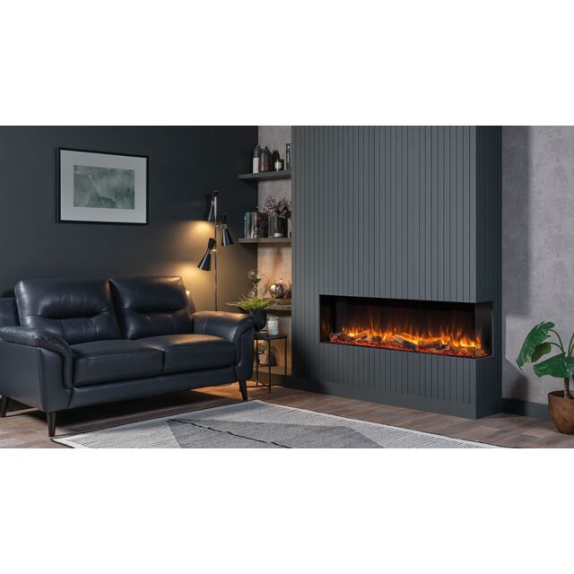 Gazco 210-177 EREFLEX 150RW Frameless Linear Recessed Electric Fireplace