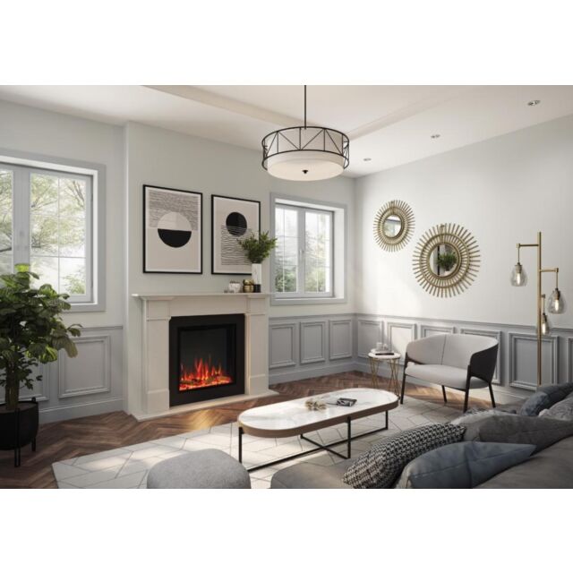 Gazco 223-403 ESTUDIO 60R Frameless Recessed Electric Fireplace