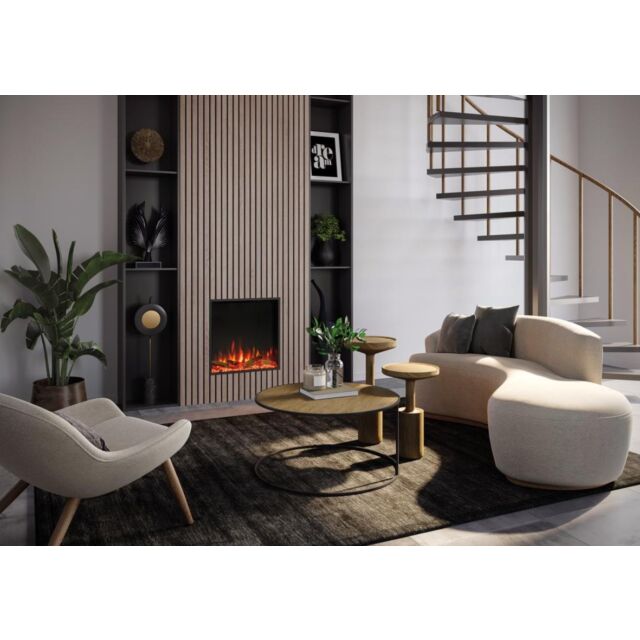 Gazco 223-403 ESTUDIO 60R Frameless Recessed Electric Fireplace