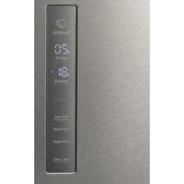 Haier HCR59F19ENMM Freestanding American Fridge Freezer - Platinum Inox H1905 W908 D748 4 Door
