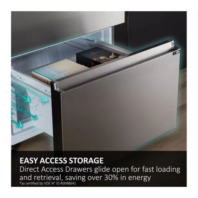 Haier HTR3518ENMWK 60/40 Total Frost Free Fridge Freezer - White - H1850 W545 D622