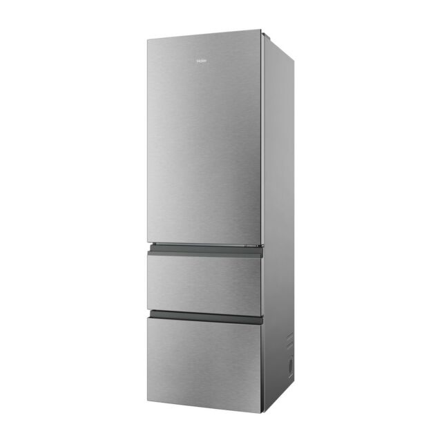 Haier HTR3618DNMM Inox 60/40 Fridge Freezer - H1850 W595 D667