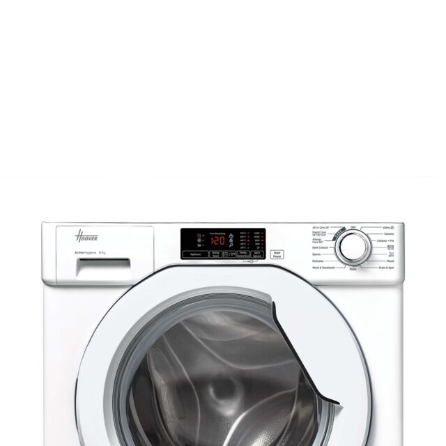 Hoover HBWS48D1W4J-80 Integrated Washing Machine, 8Kg, 1400