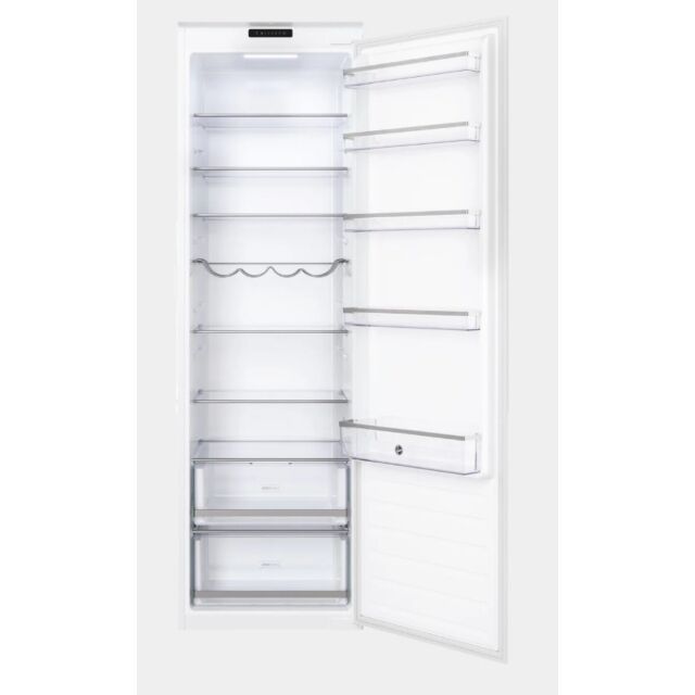 Hoover HOMS518EWK Integrated Tall Larder, 177cm with silver trim
