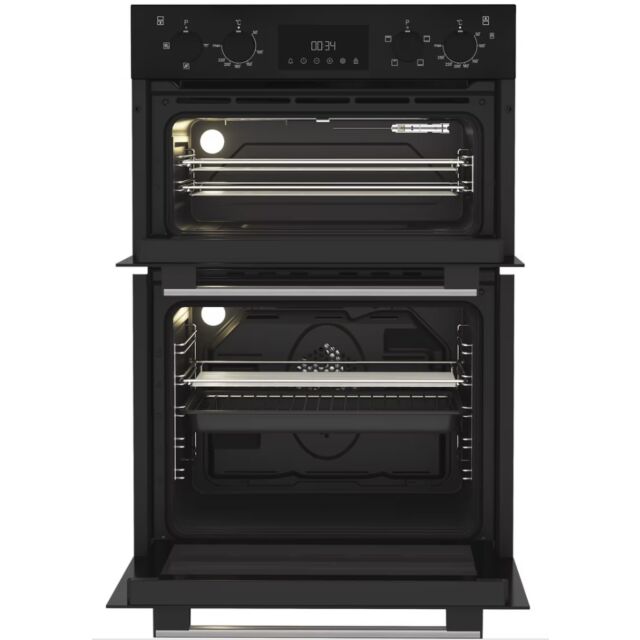 Hotpoint DIH10DB Black Built In Electric Fan Oven 75L / 38L - Black