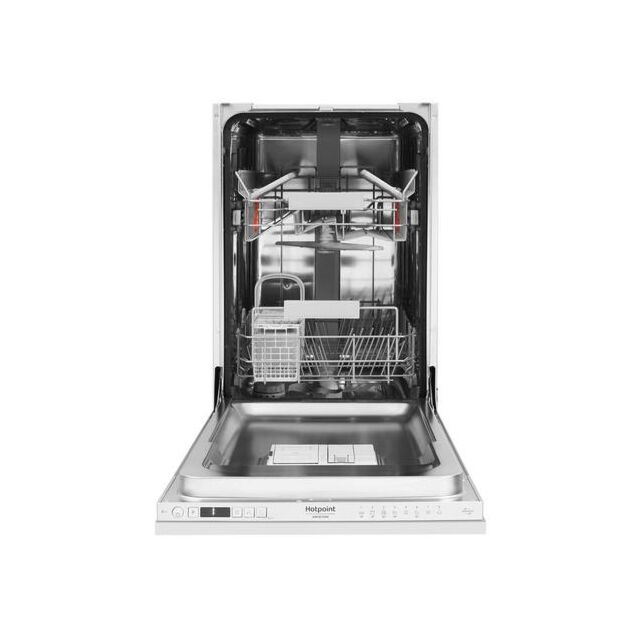 Hotpoint HSICIH4798BI Integrated Slimline Dishwasher - Stainless Steel - A++ Energy Rated