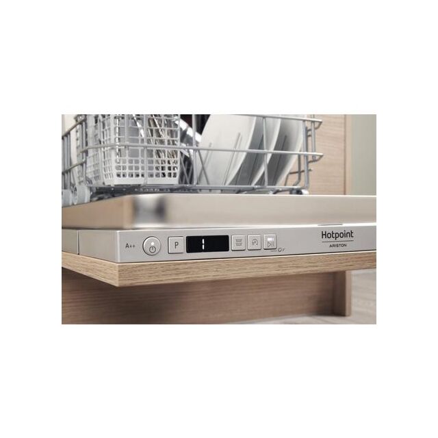 Hotpoint HSICIH4798BI Integrated Slimline Dishwasher - Stainless Steel - A++ Energy Rated