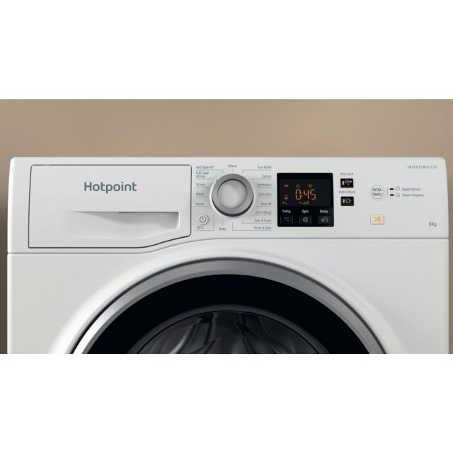 Hotpoint NSWE846WSUK 8Kg 1400 Spin Washing Machine - White