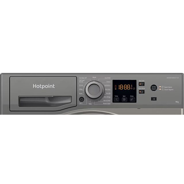 Hotpoint NSWF946GGUK Graphite Hotpoint AntiStain WASHING MACHINE 9KG - Graphite - A