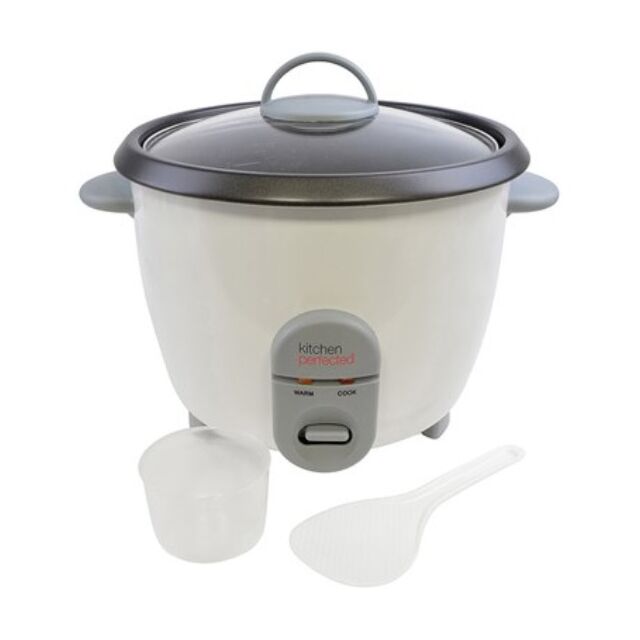 Kitchen Perfected E3312 White 1.8 Litre Rice Cooker