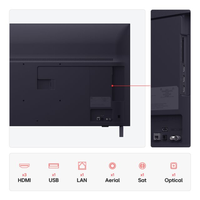 LG 43UA74006LB.AEK 43inch 4K Ultra HD Smart TV